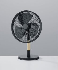 Επιτραπέζιος Ανεμιστήρας Ξύλο-Μαύρο VIKING με 3 Πτερύγια Ματ Reality – R035-32