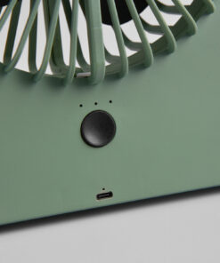 Επαναφορτιζόμενος Επιτραπέζιος Ανεμιστήρας Πράσινος BREEZY με USB Reality – R044-49