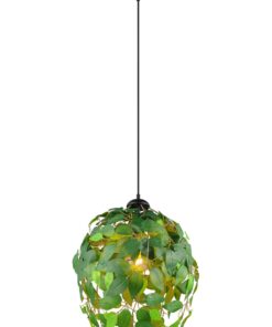 Κρεμαστό Φωτιστικό με Πράσινα Φύλλα Φ70 LEAVY 1xE27 Reality – R10461915