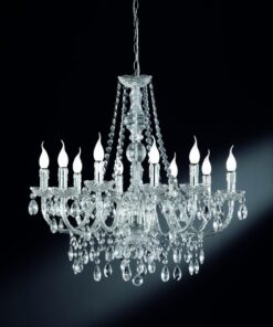 Πολυέλαιος Reality 10xE14 Χρώμιο Μεταλλικό R1170-00