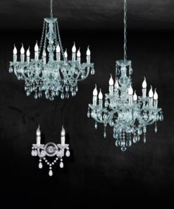 Πολυέλαιος Reality 10xE14 Χρώμιο Μεταλλικό R1170-00