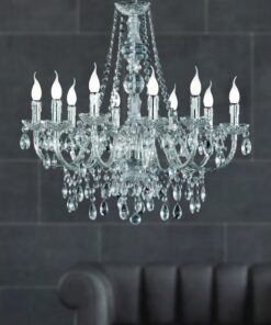 Πολυέλαιος Reality 10xE14 Χρώμιο Μεταλλικό R1170-00