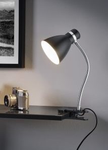 Φωτιστικό Γραφείου Trio Lighting 1xE27 Μαύρου Ματ Χρώματος – R20731232