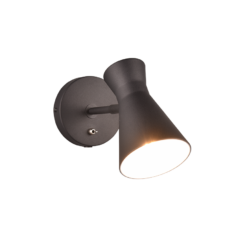 Επιτοίχιο Φωτιστικό Trio Lighting 1xE27 Μαύρου Χρώματος – R20781732
