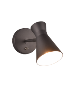 Επιτοίχιο Φωτιστικό Trio Lighting 1xE27 Μαύρου Χρώματος – R20781732