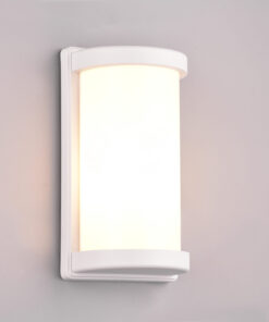 Φωτιστικό Τοίχου Λευκό Ματ PUELO 1x E27 IP44 Reality – R21186131