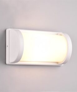 Φωτιστικό Τοίχου Λευκό Ματ PUELO 1x E27 IP44 Reality – R21186131