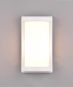 Φωτιστικό Τοίχου Λευκό Ματ PUELO 1x E27 IP44 Reality – R21186131