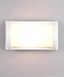 Φωτιστικό Τοίχου Λευκό Ματ PUELO 1x E27 IP44 Reality – R21186131