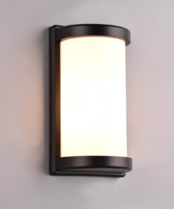 Φωτιστικό Τοίχου Μαύρο Ματ PUELO 1x E27 IP44 Reality – R21186132