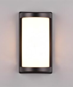 Φωτιστικό Τοίχου Μαύρο Ματ PUELO 1x E27 IP44 Reality – R21186132