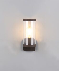 Φωτιστικό Τοίχου Σκουριά BONITO 1x E27 με Ανιχνευτή Κίνησης IP44 Reality – R21596124