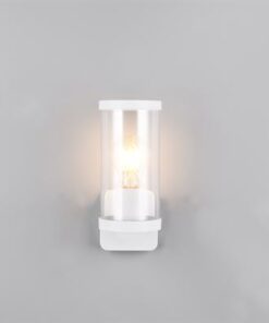 Φωτιστικό Τοίχου Λευκό Ματ BONITO 1x E27 IP44 Reality – R21596131