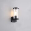 Φωτιστικό Τοίχου Μαύρο Ματ BONITO 1x E27 IP44 Reality – R21596132