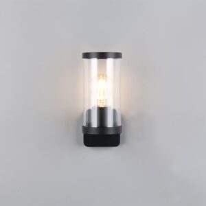 Φωτιστικό Τοίχου Μαύρο Ματ BONITO 1x E27 IP44 Reality – R21596132