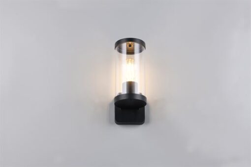 Φωτιστικό Τοίχου Μαύρο Ματ BONITO 1x E27 IP44 Reality – R21596132