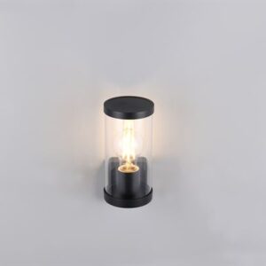 Φωτιστικό Τοίχου Μαύρο Ματ BONITO 1x E27 IP44 Reality – R21596132