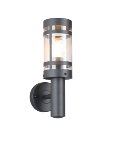 Φωτιστικό Τοίχου Ανθρακί PALOMA IP44 Reality – R21716142