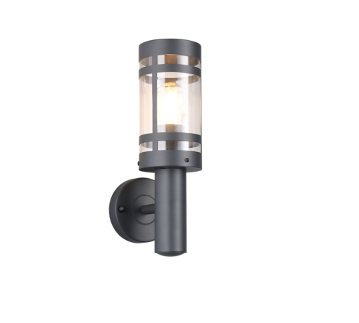 Φωτιστικό Τοίχου Ανθρακί PALOMA IP44 Reality – R21716142