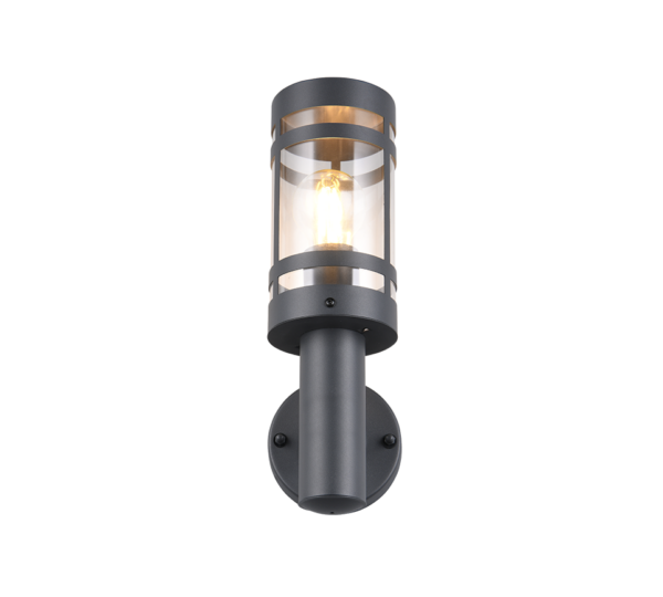 Φωτιστικό Τοίχου Ανθρακί PALOMA IP44 Reality – R21716142