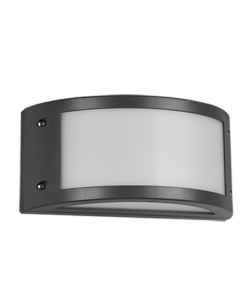 Φωτιστικό Τοίχου Reality LED 12W Ανθρακί Πλαστικό 1200lm 3000K IP54 R22151142