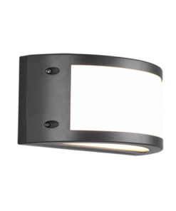 Φωτιστικό Τοίχου Reality LED 12W Ανθρακί Πλαστικό 1200lm 3000K IP54 R22151142