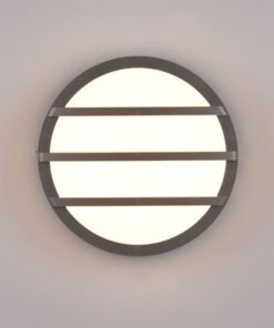 Φωτιστικό Τοίχου/Οροφής Ανθρακί VENADO LED 9.5W 1000lm 3000K IP54 Reality – R24236142