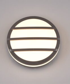 Φωτιστικό Τοίχου/Οροφής Ανθρακί VENADO LED 9.5W 1000lm 3000K IP54 Reality – R24236142