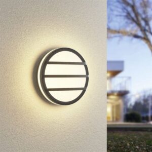 Φωτιστικό Τοίχου/Οροφής Ανθρακί VENADO LED 9.5W 1000lm 3000K IP54 Reality – R24236142