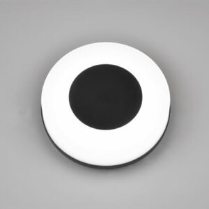 Φωτιστικό Τοίχου/Οροφής Μαύρο Ματ MORENA LED 14W 1500lm CCT IP54 Reality – R24246132