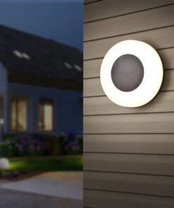 Φωτιστικό Τοίχου/Οροφής Μαύρο Ματ MORENA LED 14W 1500lm CCT IP54 Reality – R24246132