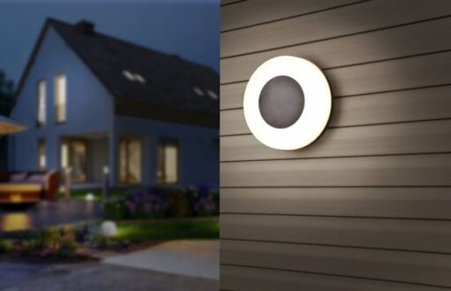 Φωτιστικό Τοίχου/Οροφής Μαύρο Ματ MORENA LED 14W 1500lm CCT IP54 Reality – R24246132