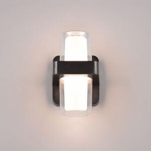 Φωτιστικό Τοίχου Μαύρο Ματ LIMEIRA 7W 760lm 3000K IP44 Reality – R24266232