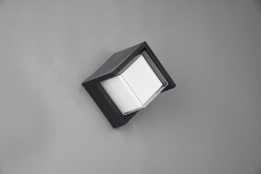 Φωτιστικό Τοίχου Reality PUNO   LED, 8W · 800lm, 3000K Μαύρο Ματ Πλαστικό IP54  – R27026132