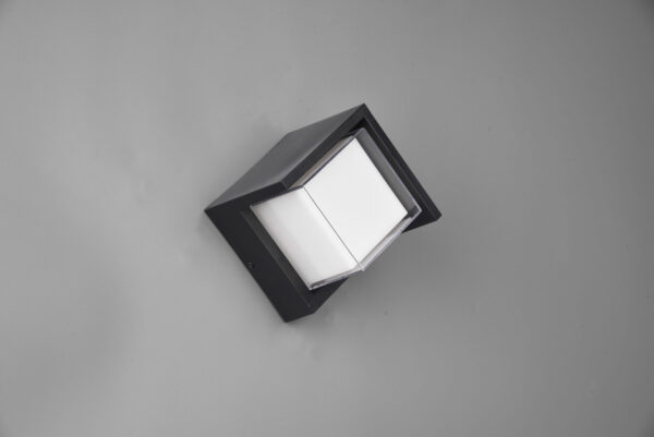 Φωτιστικό Τοίχου Reality PUNO   LED, 8W · 800lm, 3000K Μαύρο Ματ Πλαστικό IP54  – R27026132