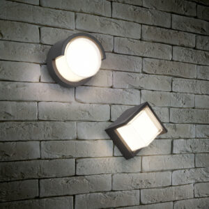 Φωτιστικό Τοίχου Reality PUNO   LED, 8W · 800lm, 3000K Μαύρο Ματ Πλαστικό IP54  – R27036132
