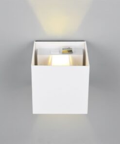 Επιτοίχιο Επαναφορτιζόμενο Μαγνητικό Φωτιστικό Up-Down Λευκό Ματ 5V Reality LED 1W 100lm 3000K IP44 με Ανιχνευτή Κίνησης – R27759131