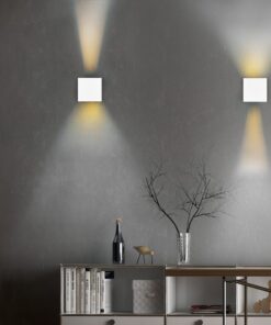 Επιτοίχιο Επαναφορτιζόμενο Μαγνητικό Φωτιστικό Up-Down Λευκό Ματ 5V Reality LED 1W 100lm 3000K IP44 με Ανιχνευτή Κίνησης – R27759131