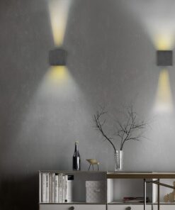 Επιτοίχιο Επαναφορτιζόμενο Μαγνητικό Φωτιστικό Up-Down Μαύρο Ματ 5V Reality LED 1W 100lm 3000K IP44 με Ανιχνευτή Κίνησης – R27759132