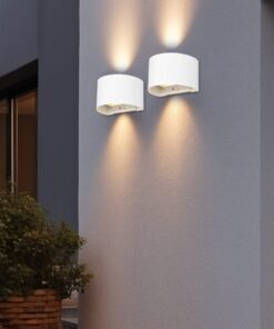 Επιτοίχιο Επαναφορτιζόμενο Μαγνητικό Φωτιστικό Up-Down Λευκό 5V Reality LED 1W 100lm 3000K IP44 με Ανιχνευτή Κίνησης – R27769131