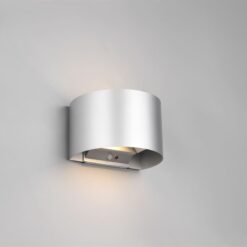 Επιτοίχιο Φωτιστικό Βεράντας Trio Lighting SMD LED 10W 3000K IP44 Αισθητήρας Φωτός Ανιχνευτής Κίνησης Επαναφορτιζόμενο Χρώματος Τιτάνιο – R27769187