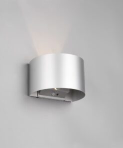 Επιτοίχιο Φωτιστικό Βεράντας Trio Lighting SMD LED 10W 3000K IP44 Αισθητήρας Φωτός Ανιχνευτής Κίνησης Επαναφορτιζόμενο Χρώματος Τιτάνιο – R27769187