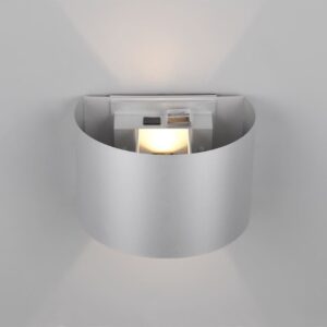 Επιτοίχιο Φωτιστικό Βεράντας Trio Lighting SMD LED 10W 3000K IP44 Αισθητήρας Φωτός Ανιχνευτής Κίνησης Επαναφορτιζόμενο Χρώματος Τιτάνιο – R27769187