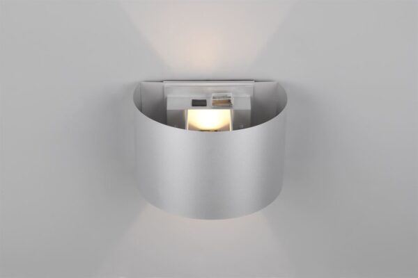 Επιτοίχιο Φωτιστικό Βεράντας Trio Lighting SMD LED 10W 3000K IP44 Αισθητήρας Φωτός Ανιχνευτής Κίνησης Επαναφορτιζόμενο Χρώματος Τιτάνιο – R27769187