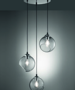 Κρεμαστό Φωτιστικό Reality 3xE27 Χρώμιο Μεταλλικό R30073054