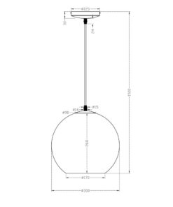 Κρεμαστό Φωτιστικό Reality E27 Νίκελ Ματ Μεταλλικό R30153007