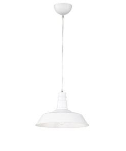 Κρεμαστό Φωτιστικό Reality E27 Λευκό Μεταλλικό R30421001