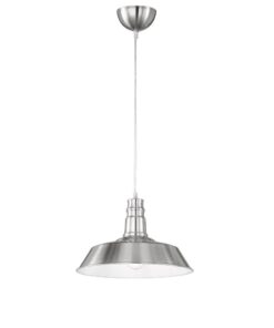 Κρεμαστό Φωτιστικό Reality E27 Νίκελ Ματ Μεταλλικό R30421007