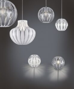 Κρεμαστό Φωτιστικό Reality E27 Λευκό Πλαστικό R30473001