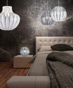 Κρεμαστό Φωτιστικό Reality E27 Λευκό Πλαστικό R30473001